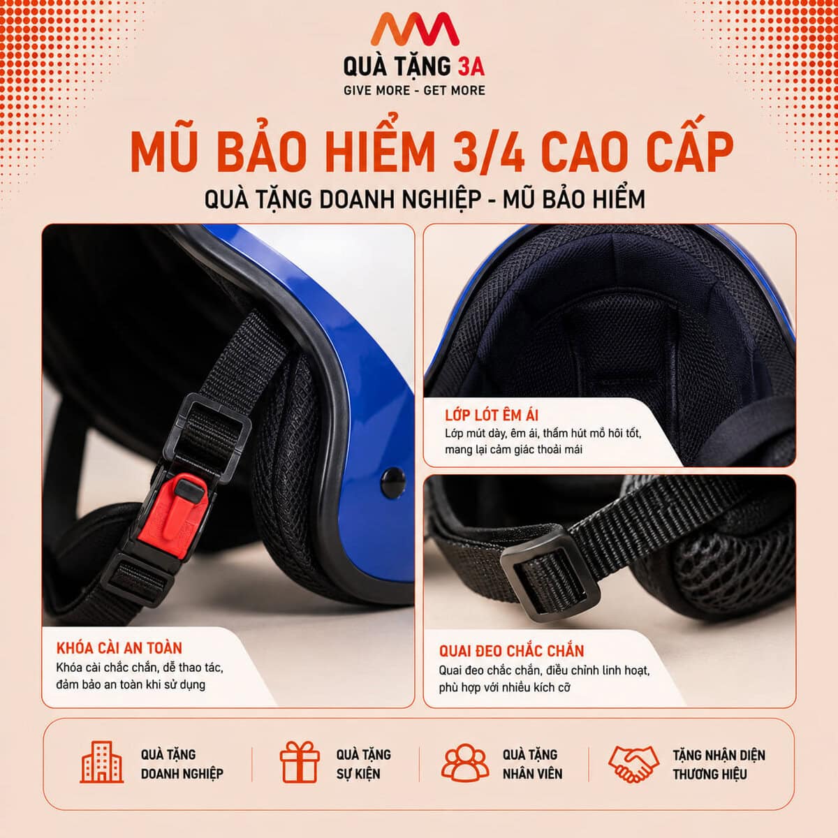 Mũ bảo hiểm 3/4 in logo – Mẫu 02 2 mau-02-mu-bao-hiem-3:4-in-logo-quatang3a-2