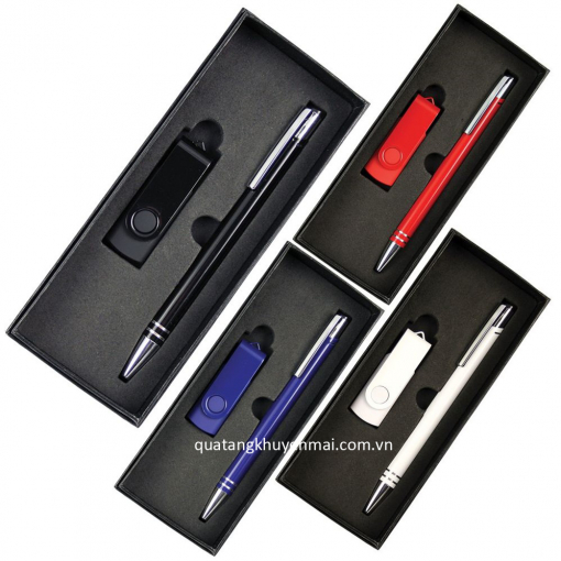 Gift set usb và bút