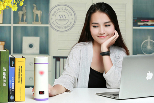 Quà tặng doanh nghiệp Bình giữ nhiệt in logo mẫu 2 - Hình ảnh 2