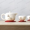 Quà tặng doanh nghiệp bộ bình cốc cao cấp mẫu 2 5 bo am chen su cao cap hoa mai sharlife qua tang doanh nghiep cao cap 5