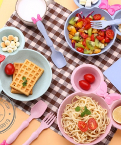 Bộ dụng cụ ăn cho trẻ em Mickey Levant - Thân thiện với môi trường
