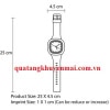 Đồng hồ đeo tay thiết kế mặt kim cương 7 cg8642 vector jpeg 350x350