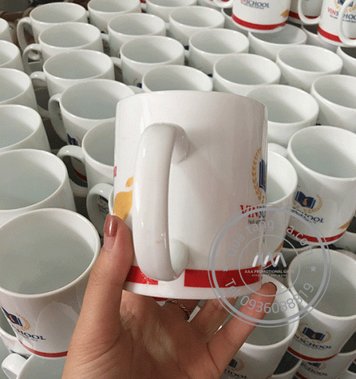 Quà tặng doanh nghiệp Cốc sứ in logo mẫu 2 - Hình ảnh 2