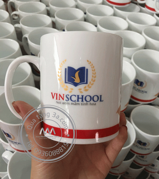 Quà tặng doanh nghiệp Cốc sứ in logo mẫu 2 - Hình ảnh 3