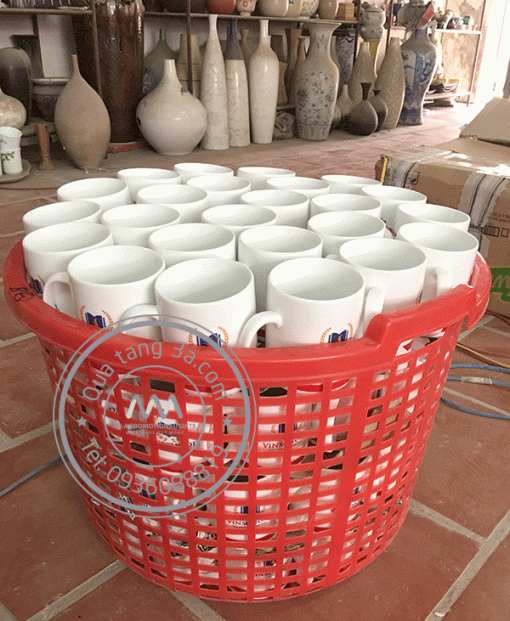 Quà tặng doanh nghiệp Cốc sứ in logo mẫu 2 - Hình ảnh 7