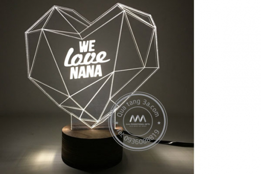 Đèn led 3D