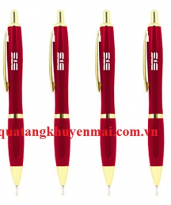 Bút bi bấm vỏ kim loại