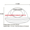 Đồng hồ báo thức hình đĩa bay 7 fg4821 vector jpeg 350x350