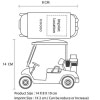 Đồng hồ báo thức hình xe golf 7 gg4961 vector jpeg 350x350