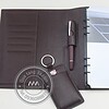 Gift set Sổ - Bút - Móc khóa da cao cấp 5 gift set so hop but hop name card qua tang 1