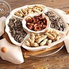Khay đựng bánh mứt kẹo sứ Tết hình Bông hoa 6 hop dung banh mut keo su hinh hoa 3