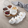 Khay đựng bánh mứt kẹo sứ Tết hình Hoa 5 cánh 6 hop dung banh mut keo su hoa 5 canh 1