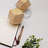 Lịch gỗ nguyên khối để bàn mặt tứ giác - Quà tặng Tết độc đáo, eco - friendly 7 lich go mat tu giac 1