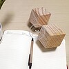 Lịch gỗ nguyên khối để bàn mặt tứ giác - Quà tặng Tết độc đáo, eco - friendly 6 lich go mat tu giac 6