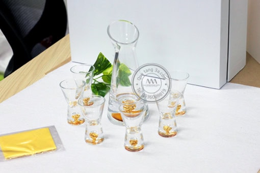 Quà tặng doanh nghiệp bộ ly rượu in logo mẫu 1 - Hình ảnh 5