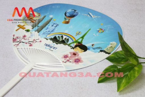 Sản xuất quạt nhựa quảng cáo