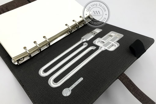 Quà tặng doanh nghiệp Sổ sạc đa năng in logo mẫu 2 - Hình ảnh 3