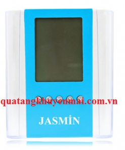 Ống đựng bút kèm đồng hồ để bàn