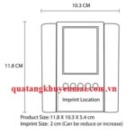 Ống đựng bút kèm đồng hồ để bàn
