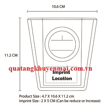 Hộp cắm bút chữ V
