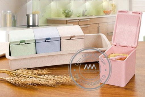 Bộ hộp đựng gia vị Levant - Quà tặng thân thiện môi trường - Hình ảnh 4
