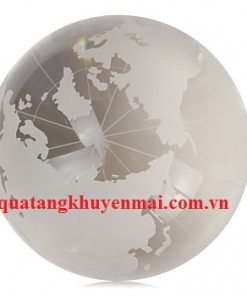 Chặn giấy pha lê quả địa cầu