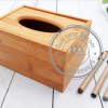 Quà tặng gia dụng Hộp gỗ đựng giấy ăn in logo 13 16 2