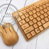 Bàn phím chuột tre in logo Quà tặng công nghệ độc đáo 9 5 1