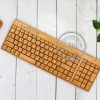 Bàn phím chuột tre in logo Quà tặng công nghệ độc đáo 10 6 2
