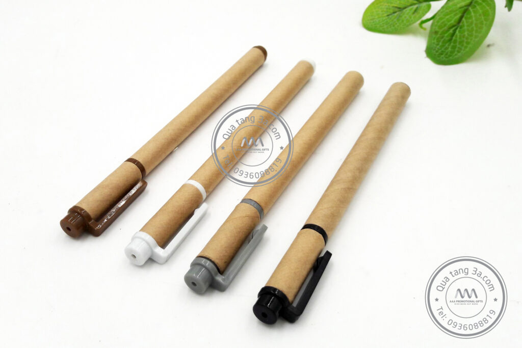 Bút bi giấy tái chế in logo - Quà tặng thân thiện với môi trường - Hình ảnh 6