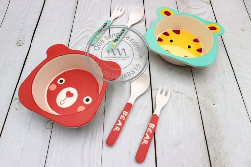 Set ăn dặm bột tre – Quà tặng thân thiện môi trường - Hình ảnh 4