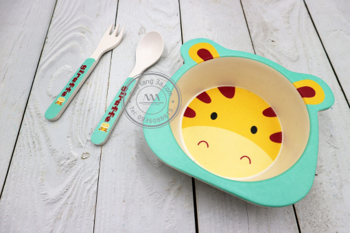 Set ăn dặm bột tre – Quà tặng thân thiện môi trường - Hình ảnh 3