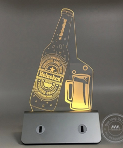 Bảng menu đèn LED có kèm sạc USB tiện lợi