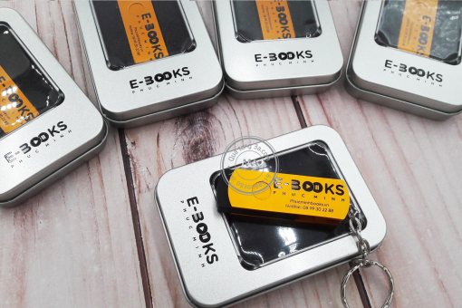 USB quà tặng vỏ kim loại hộp thiếc - In ấn logo thương hiệu - Hình ảnh 4