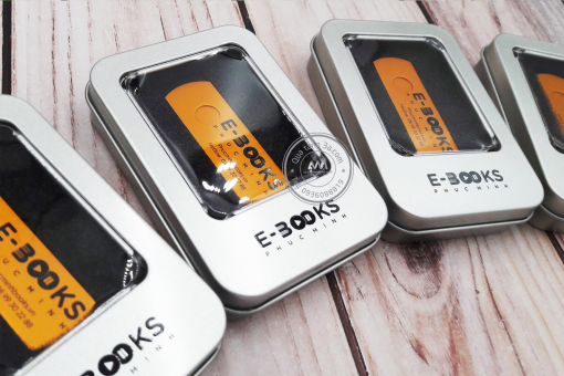 USB quà tặng vỏ kim loại hộp thiếc - In ấn logo thương hiệu - Hình ảnh 3