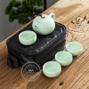 Gift set Bộ ấm chén sứ xách tay | Quà Tết doanh nghiệp sang trọng 10 bo am tra xach tay 2