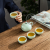 Gift set Bộ ấm chén sứ xách tay | Quà Tết doanh nghiệp sang trọng 12 bo am tra xach tay 4