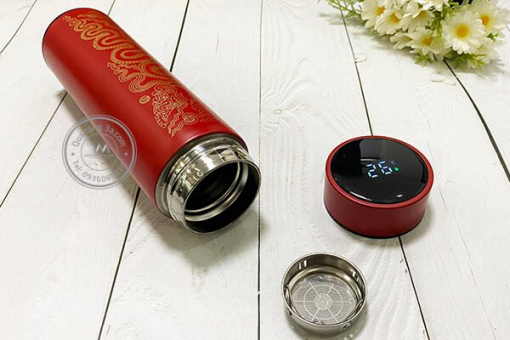 Bình giữ nhiệt hiển thị nhiệt độ Rồng thời Lý | Quà tặng cao cấp - Hình ảnh 6