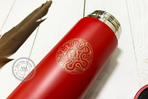 Bình giữ nhiệt hiển thị nhiệt độ Rồng thời Lý | Quà tặng cao cấp - Hình ảnh 5