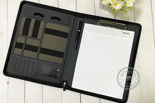 Cặp tài liệu đa năng kèm sạc dự phòng | Quà tặng công nghệ cao cấp
