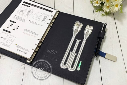 Sổ sạc đa năng in logo thương hiệu | Sổ tay kèm pin sạc dự phòng - Hình ảnh 6