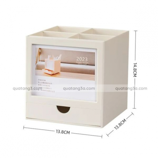 Lịch để bàn dạng hộp xoay 360 độ | Quà Tết doanh nghiệp in logo - Hình ảnh 5
