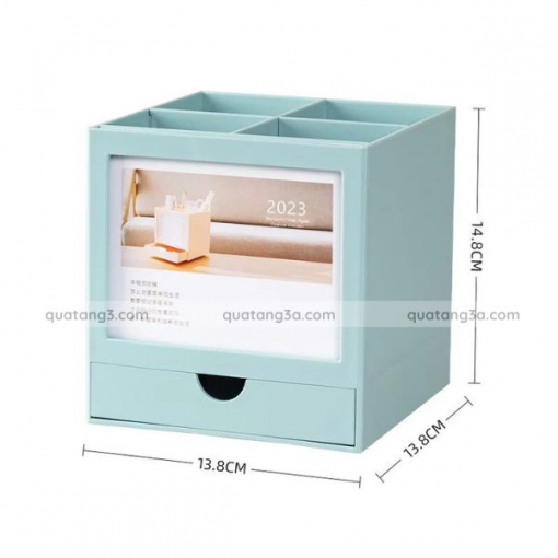 Lịch để bàn dạng hộp xoay 360 độ | Quà Tết doanh nghiệp in logo - Hình ảnh 3
